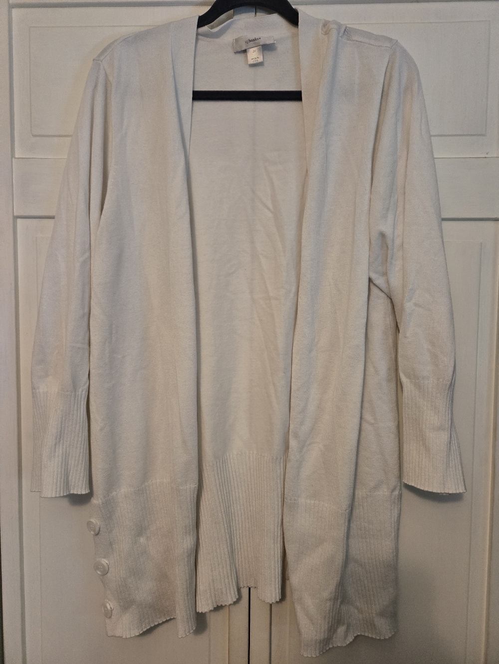 White Cardihan Sweater
